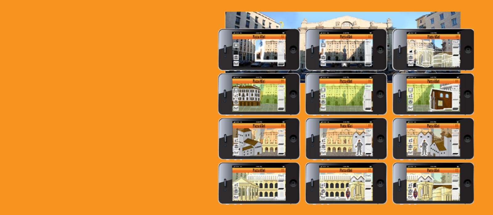 Piazza Affari view of the layers